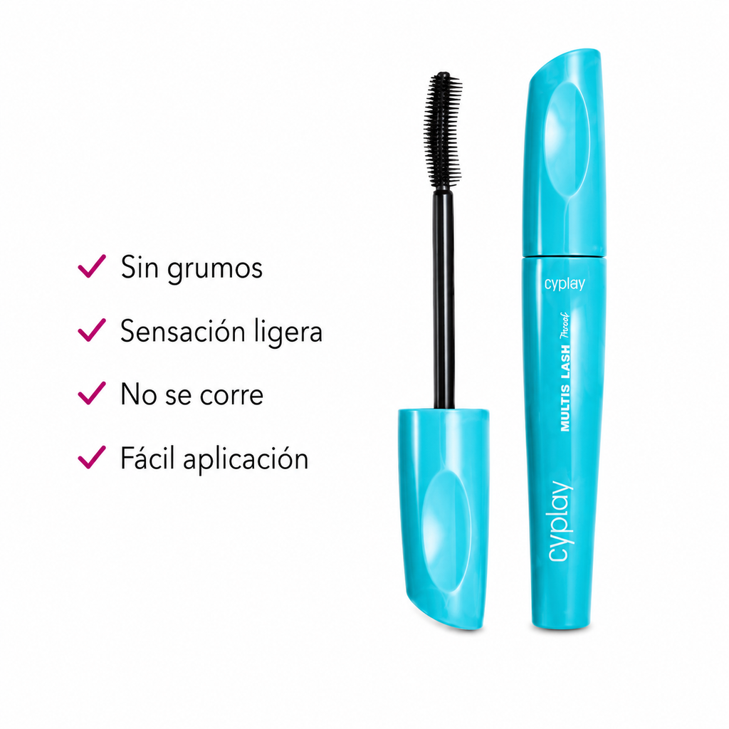 MÁSCARA DE PESTAÑAS MULTI5-LASH CYPLAY-Cyzone