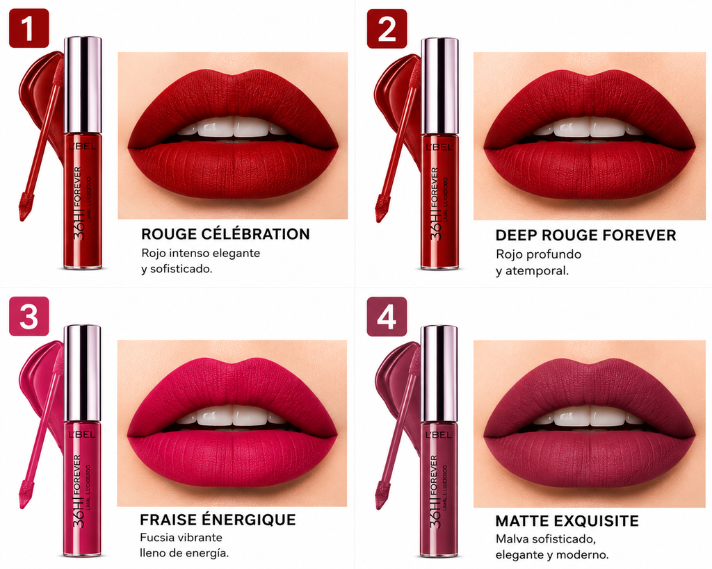 LABIALES LÍQUIDO MATE INDELEBLE FOREVER-L’BEL