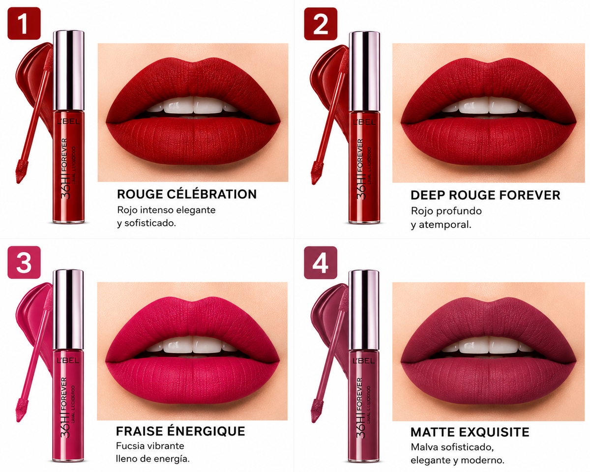 LABIALES LÍQUIDO MATE INDELEBLE FOREVER-L’BEL