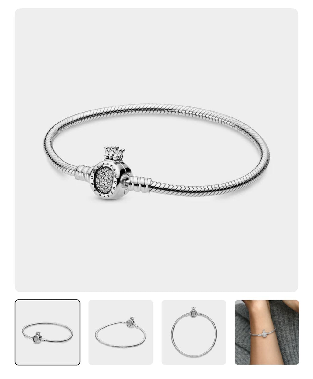 Pulsera Pandora Moments Corona O