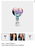 Charm Globo Aerostático Feliz Cumpleaños