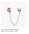 Cadena de Seguridad Minnie y Mickey