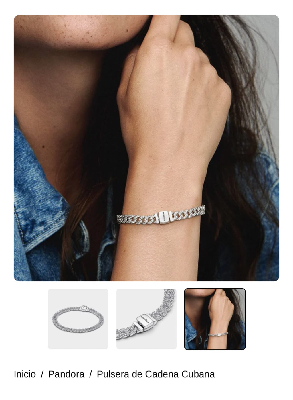 Pulsera de Cadena Cubana