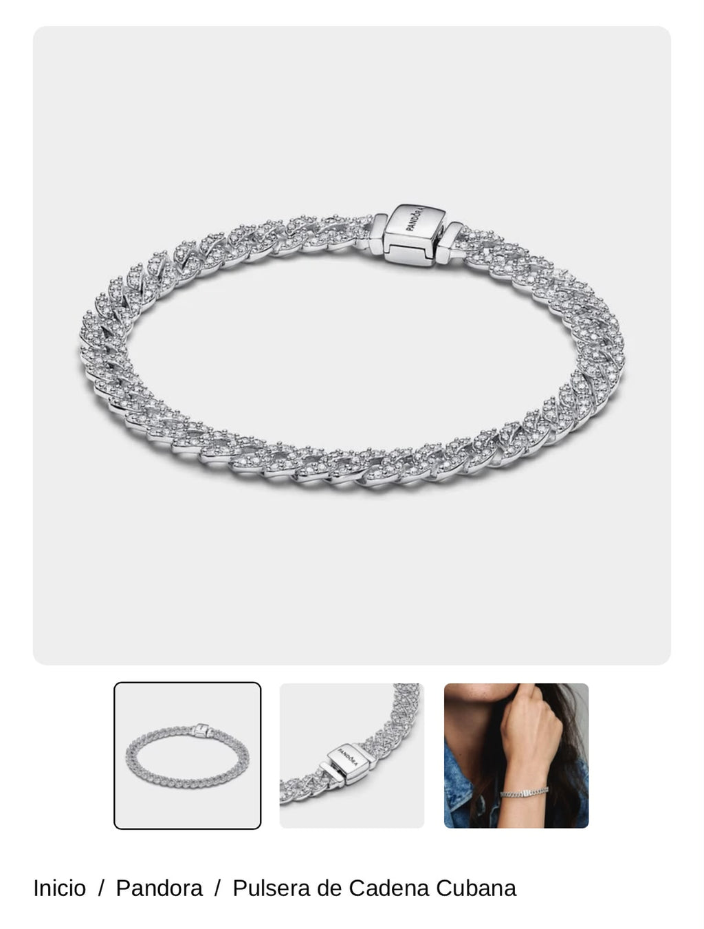 Pulsera de Cadena Cubana