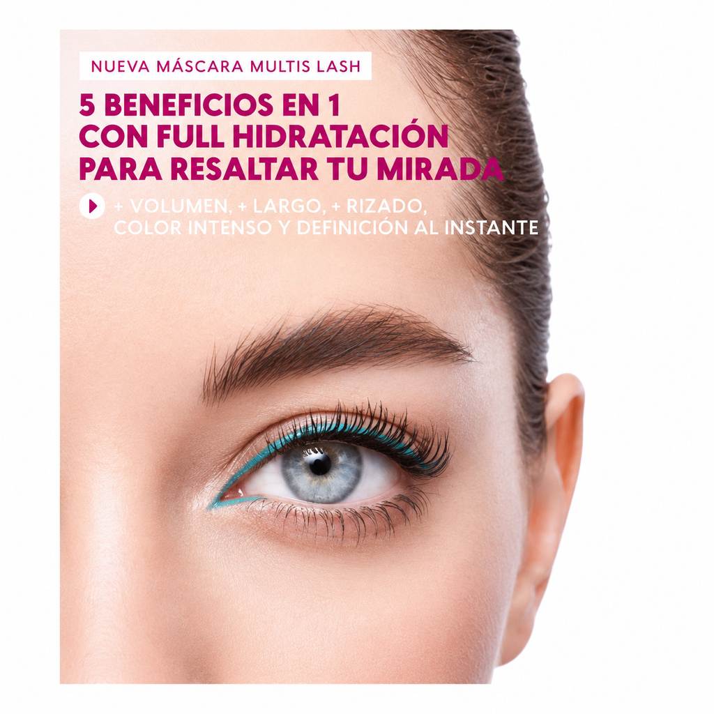MÁSCARA DE PESTAÑAS MULTI5-LASH CYPLAY-Cyzone