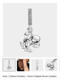 Charm Colgante Recien Casados