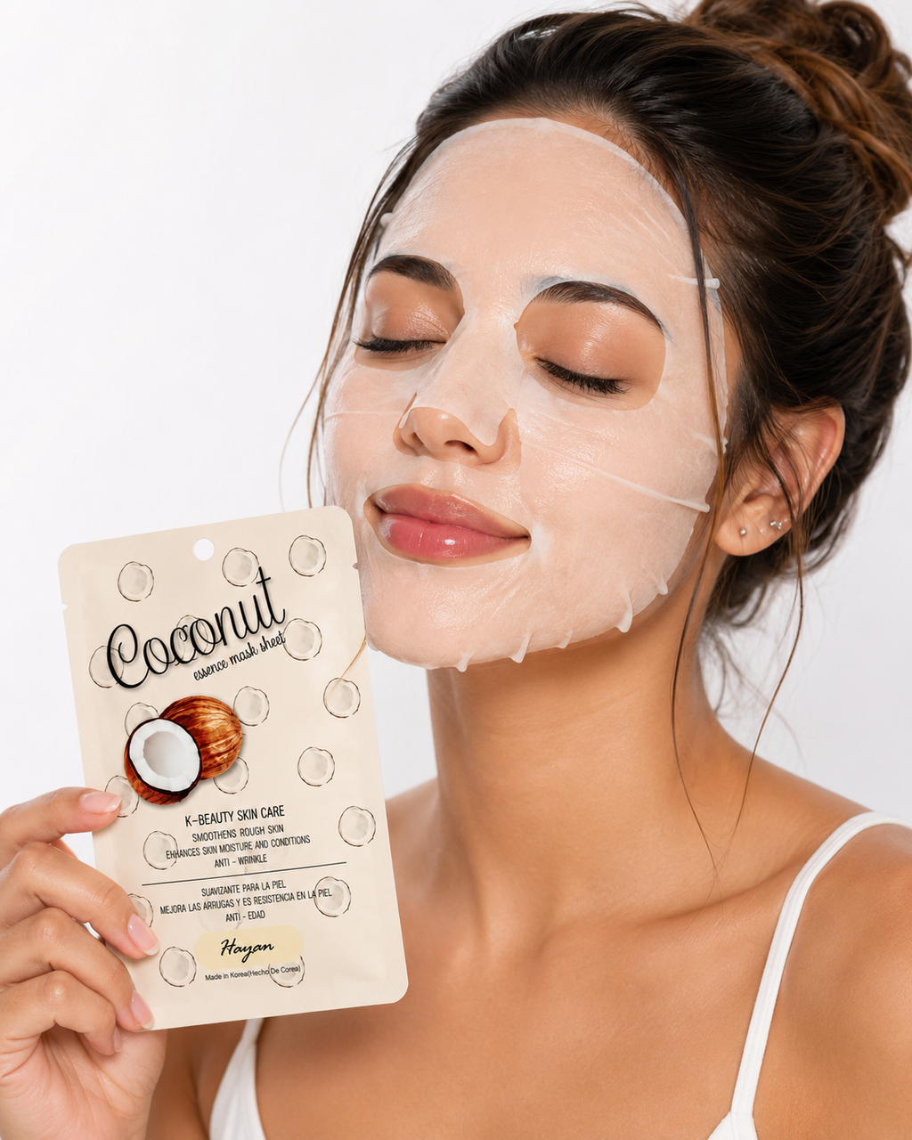 Mascarilla Facial de Coco Hayan Cosmetics