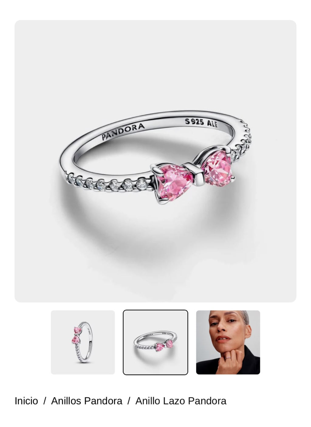 Anillo Lazo Pandora