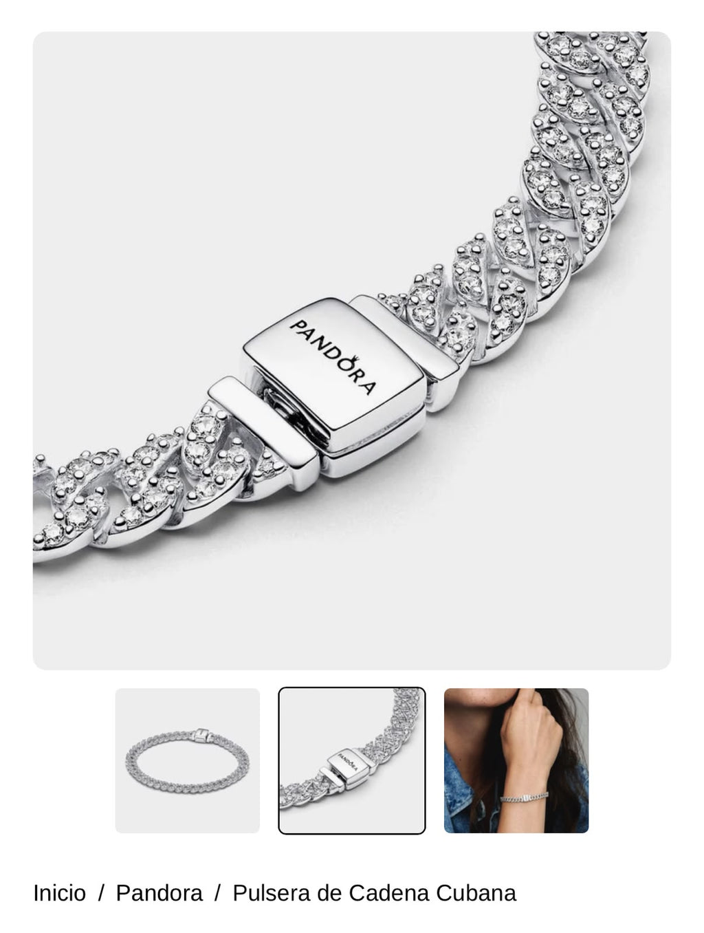 Pulsera de Cadena Cubana
