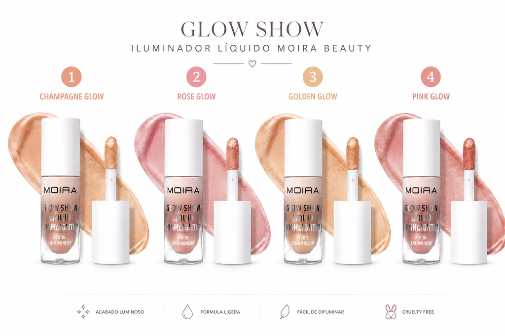 Iluminador Líquid-Glow Show Moira Beauty-P/C