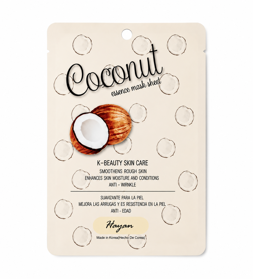 Mascarilla Facial de Coco Hayan Cosmetics