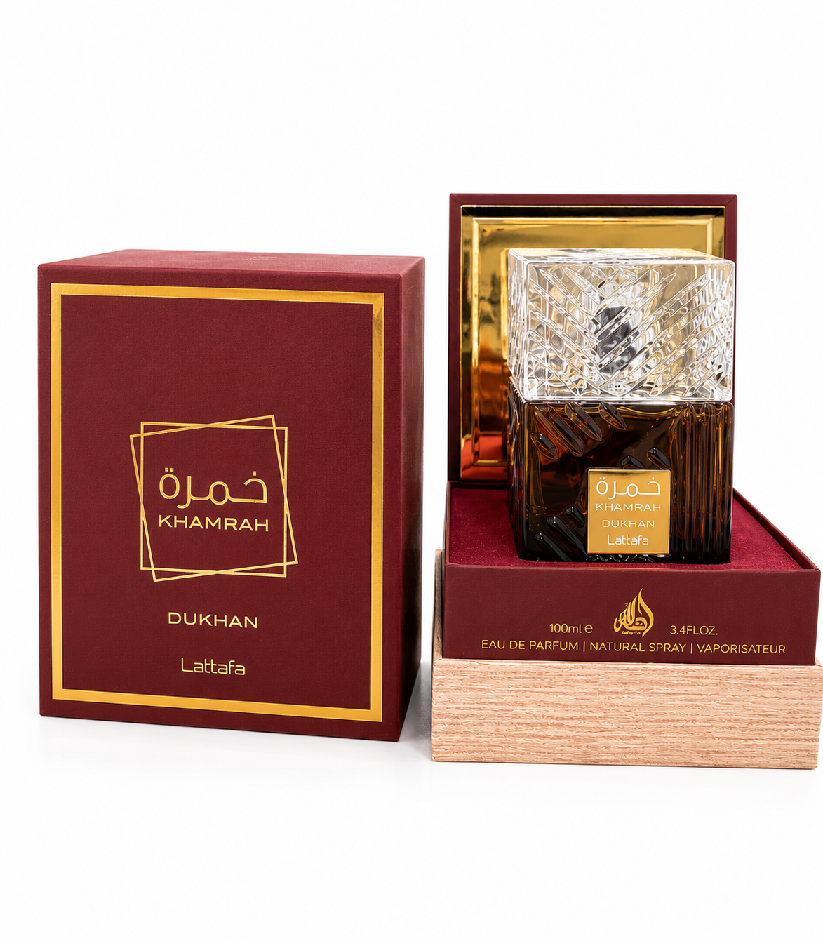 Perfume Árabe Khamrah Dukhan Lattafa-Original