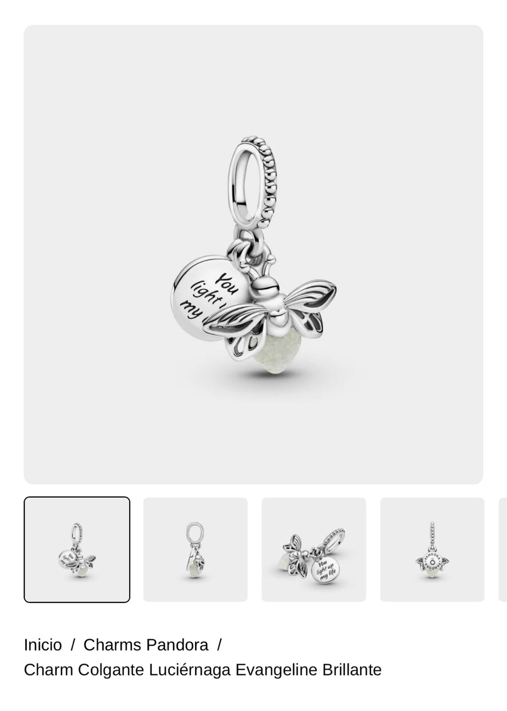 Charm Colgante Luciérnaga Evangeline Brillant